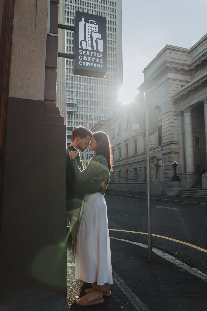 Karla and Jonty at golden hour